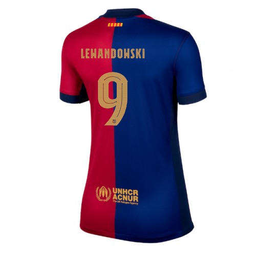 Dres Barcelona Robert Lewandowski #9 Domaci za Žensko 2024-25 Kratak Rukav